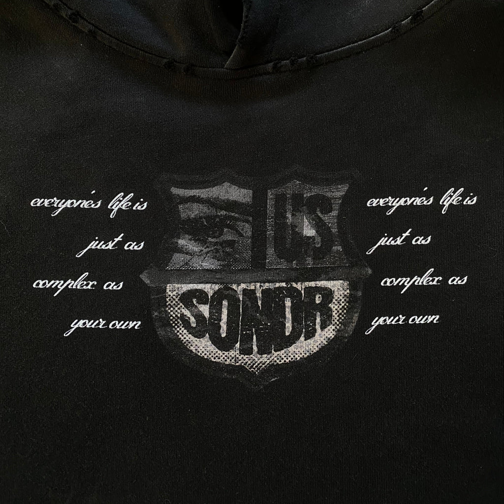 SONDR logo hoodie